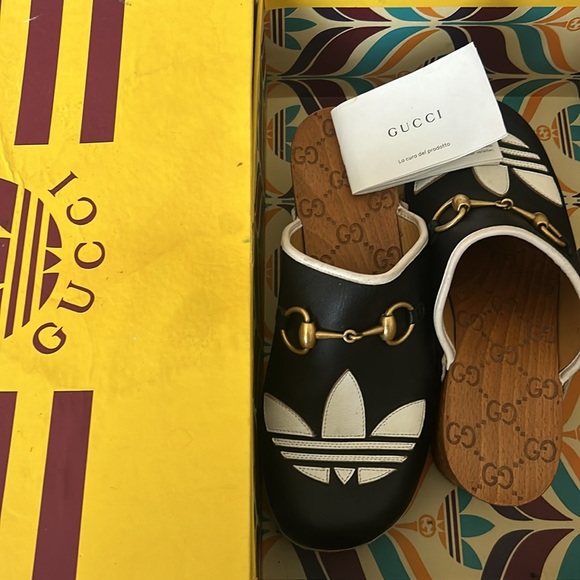 Gucci/Adidas Line Clogs - Like New - Worn Once twice with box - paid $1250. - Picture 7 of 7